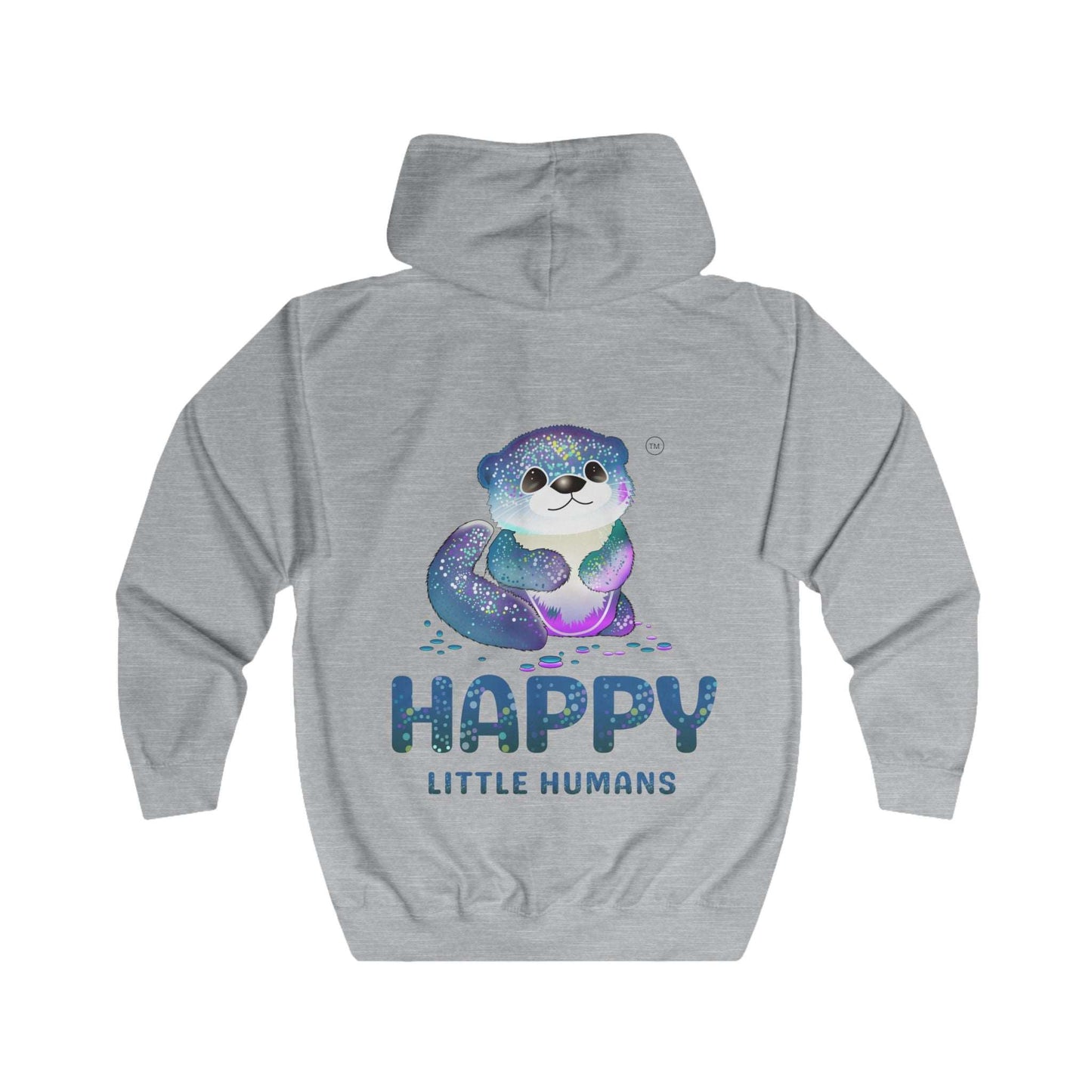 Otterly Magical Unisex Full Zip Hoodie - Print Front and Back - Happy Little Humans Goodies
