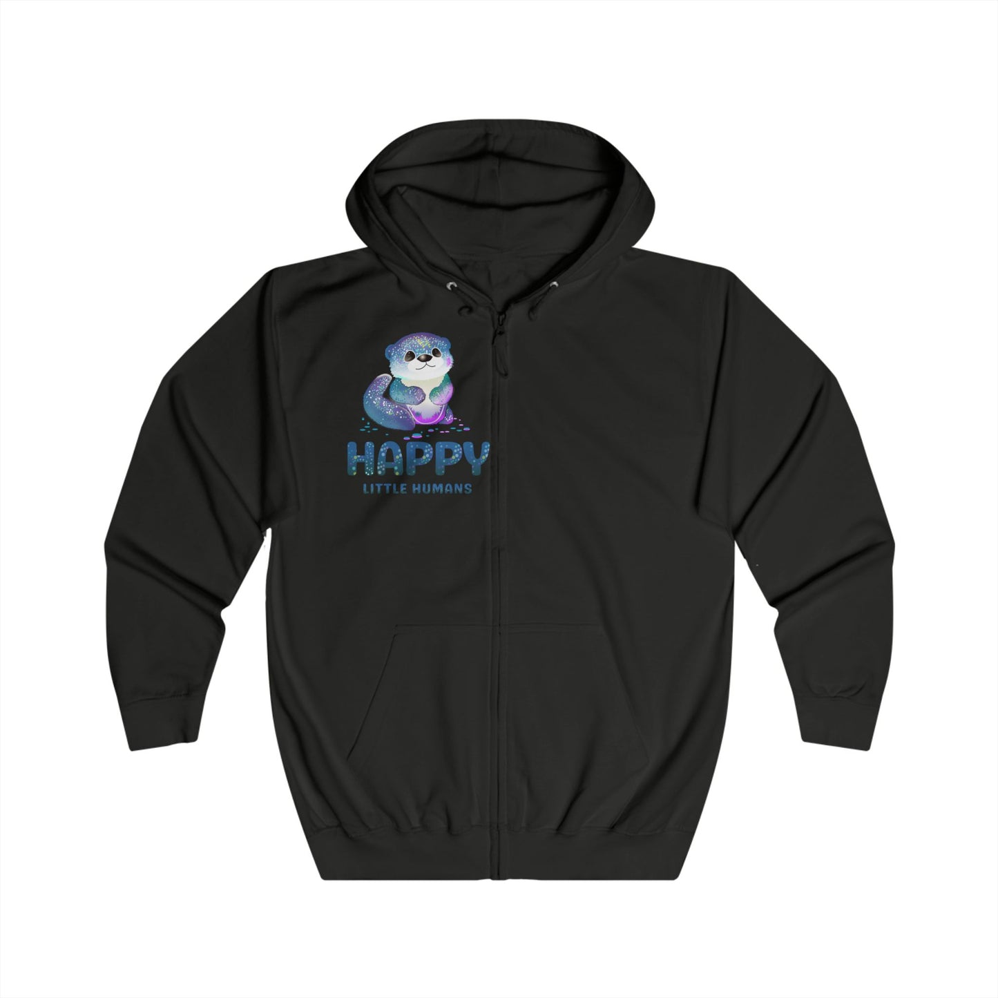 Otterly Magical Unisex Full Zip Hoodie - Print Front and Back - Happy Little Humans Goodies