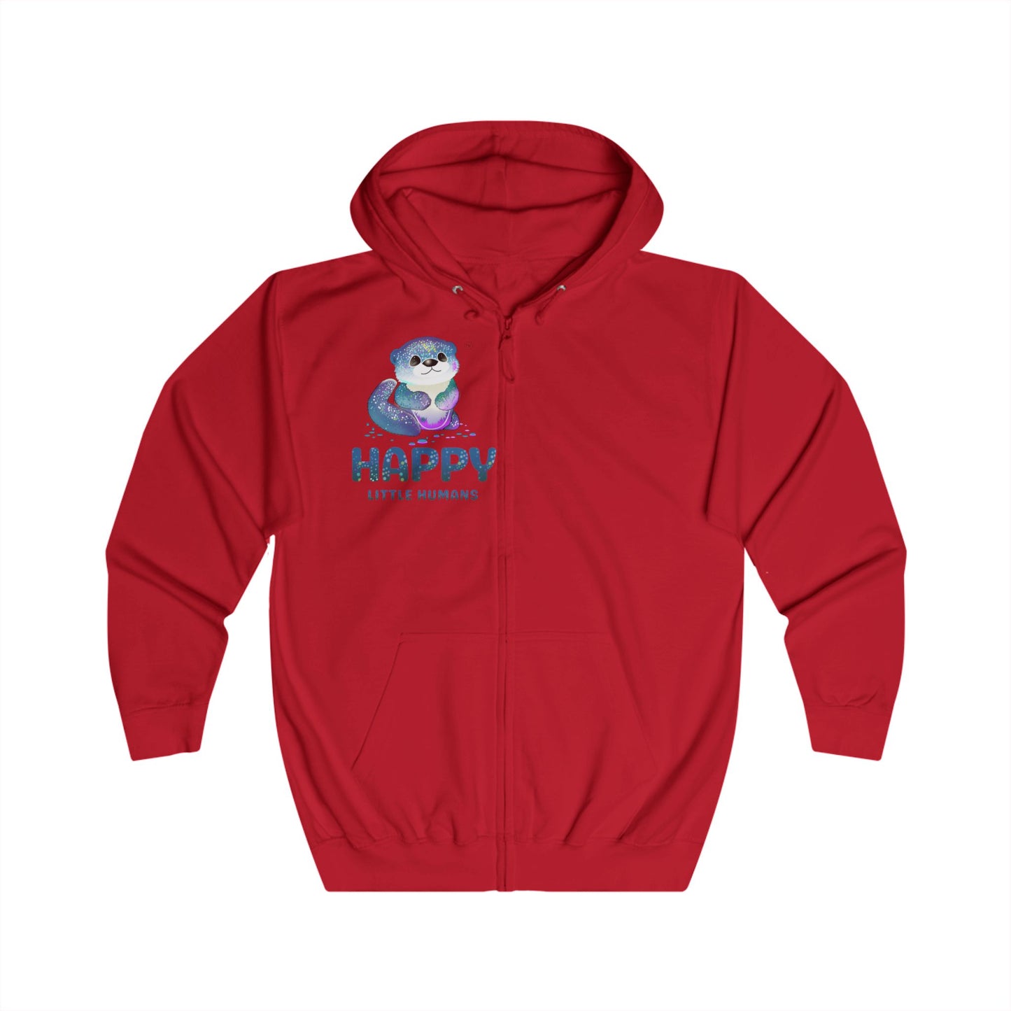 Otterly Magical Unisex Full Zip Hoodie - Print Front and Back - Happy Little Humans Goodies