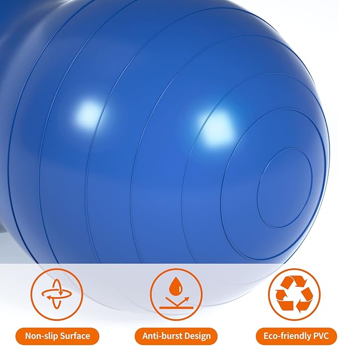 🥜 Kids’ Peanut Therapy Ball – With Pump (90x45cm) 🥜 - Happy Little Humans Goodies
