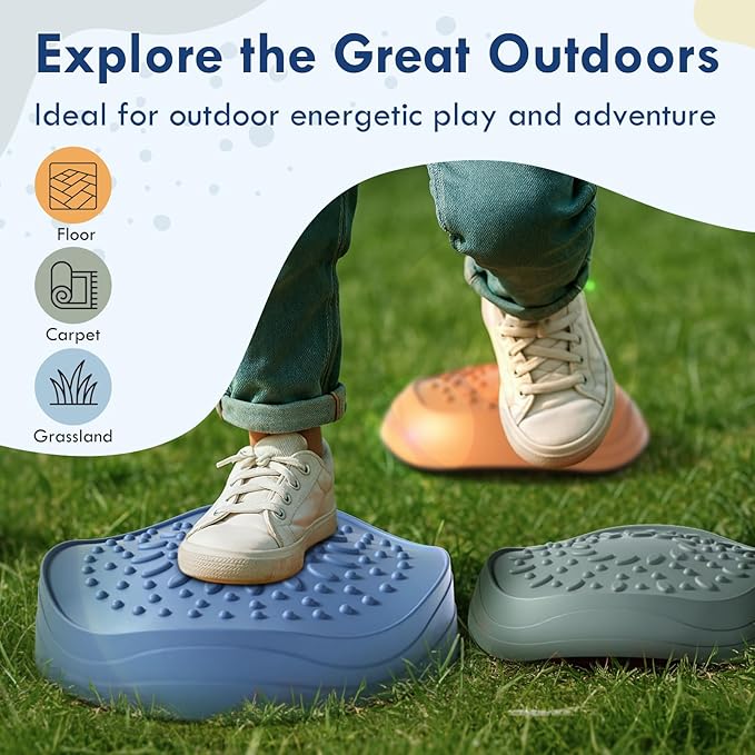 🌟 Toddler Sensory Stepping Stones – Balance, Play & Mindful Movement 🌟 - Happy Little Humans Goodies