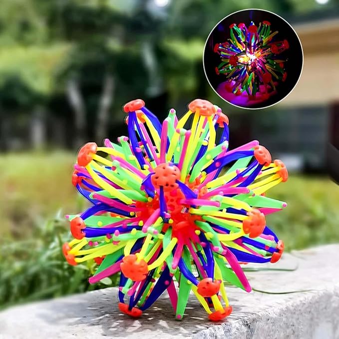 🌈 Expandable Breathing Ball – Colorful Stress Relief & Mindful Breathing Toy 🌈 - Happy Little Humans Goodies