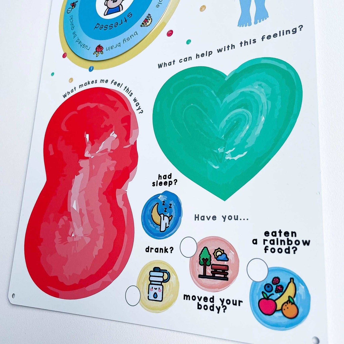 Emotions Reflection Whiteboard Activity - Happy Little Humans Goodies