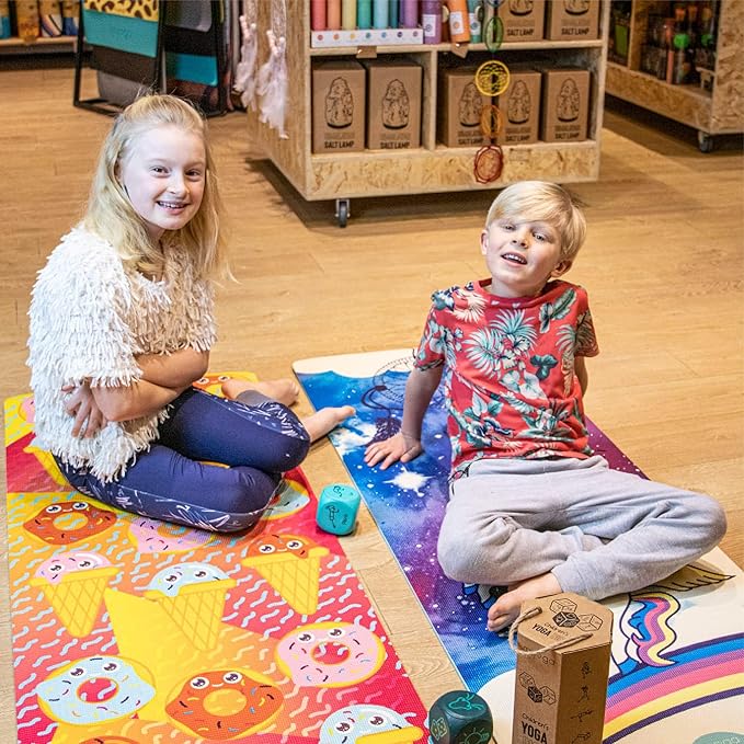 ✨ Myga Children’s Eco-Friendly Yoga & Fitness Mat – Unicorn Design ✨ - Happy Little Humans Goodies