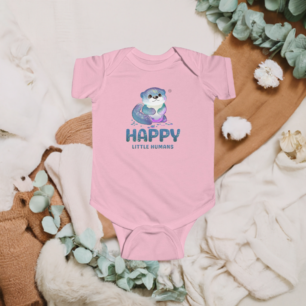 Otterly Magical Infant Fine Jersey Bodysuit - Happy Little Humans Goodies