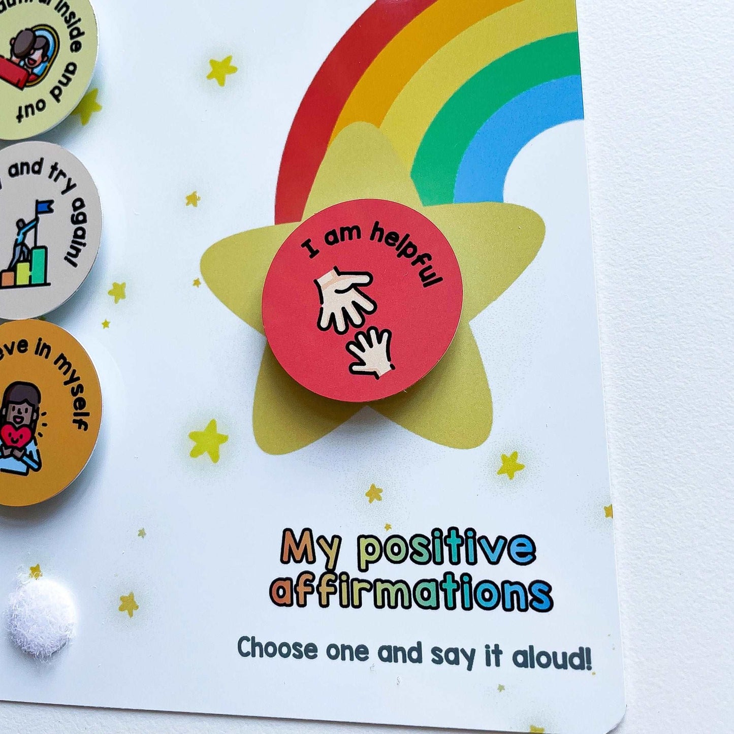 Children's Positive Affirmations Activity Board - Happy Little Humans Goodies