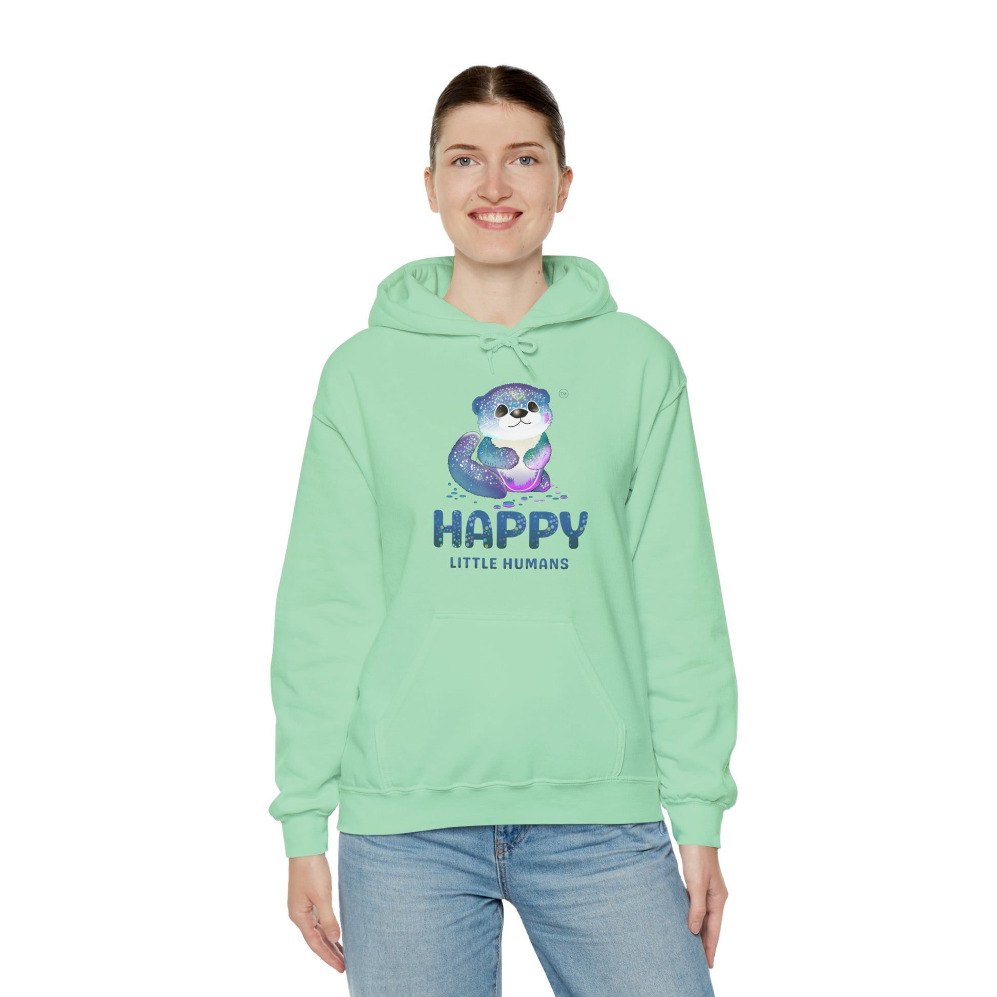 Otterly Magical Unisex Heavy Blend™ Hooded Sweatshirt - Printed Front & Back - Happy Little Humans Goodies