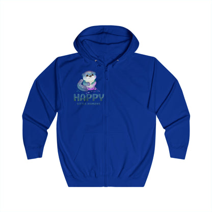 Otterly Magical Unisex Full Zip Hoodie -  Print Front and Back - Happy Little Humans Goodies