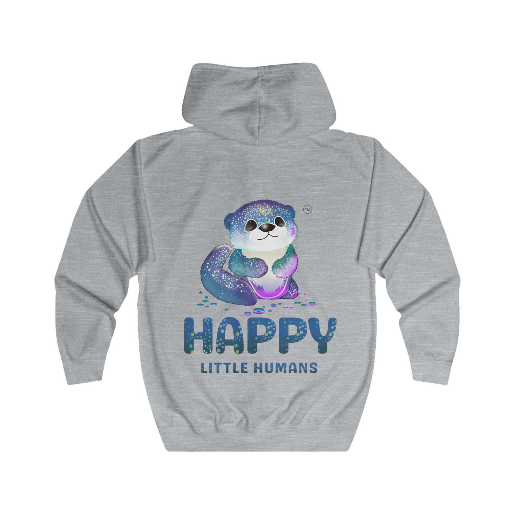 Otterly Magical Unisex Full Zip Hoodie -  Print Front and Back - Happy Little Humans Goodies