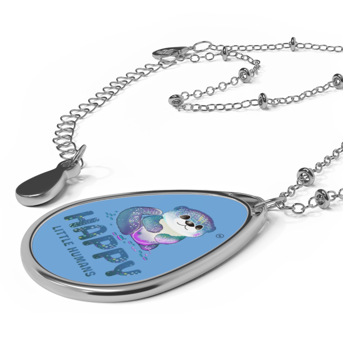 Otterly Magical Oval Necklace - Happy Little Humans Goodies