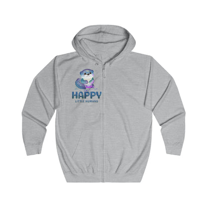 Otterly Magical Unisex Full Zip Hoodie -  Print Front and Back - Happy Little Humans Goodies