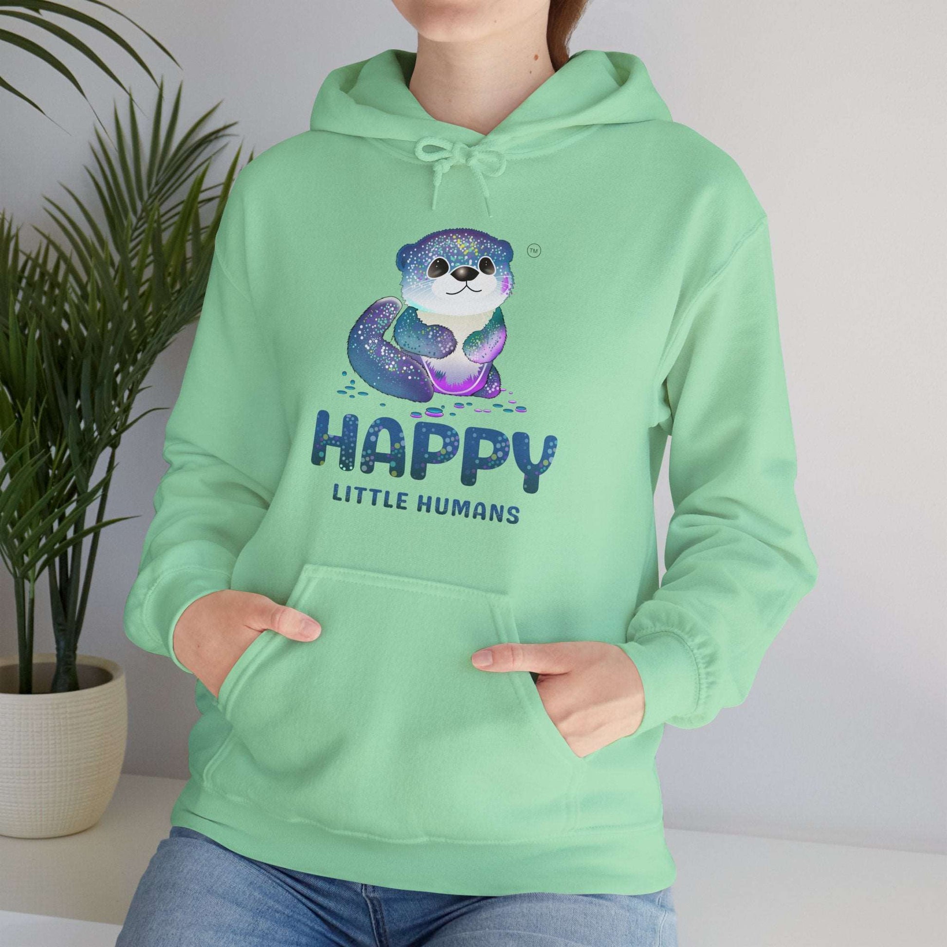 Otterly Magical Unisex Heavy Blend™ Hooded Sweatshirt - Printed Front & Back - Happy Little Humans Goodies