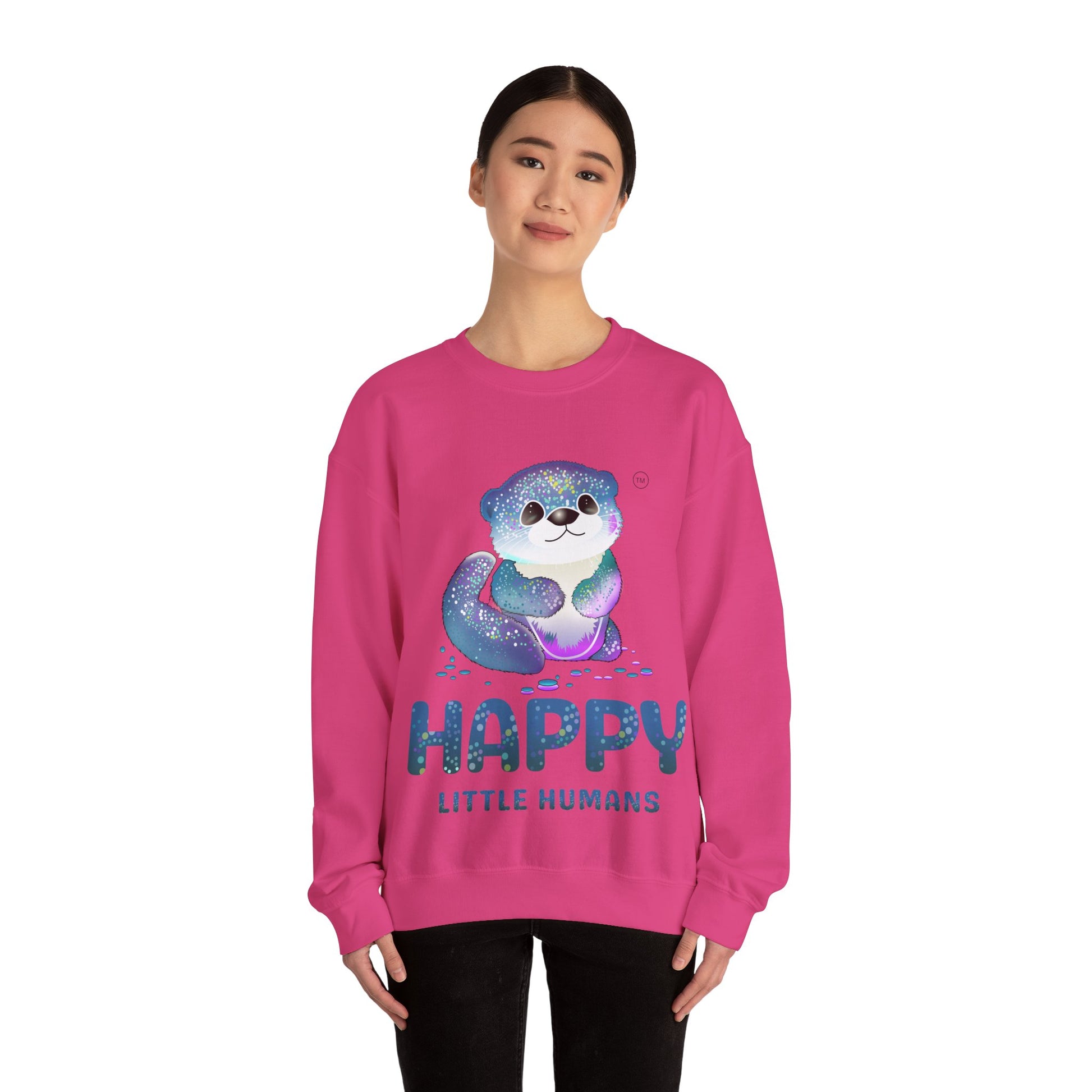 Otterly Magical Unisex Heavy Blend Crewneck Sweatshirt - Happy Little Humans Goodies