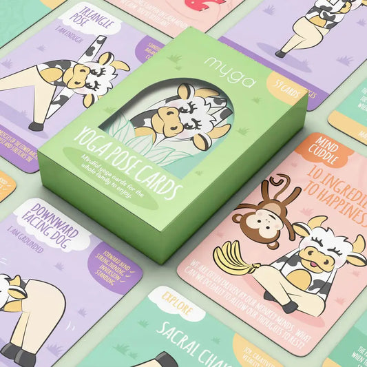 Kids Yoga Card Deck - Happy Little Humans Goodies