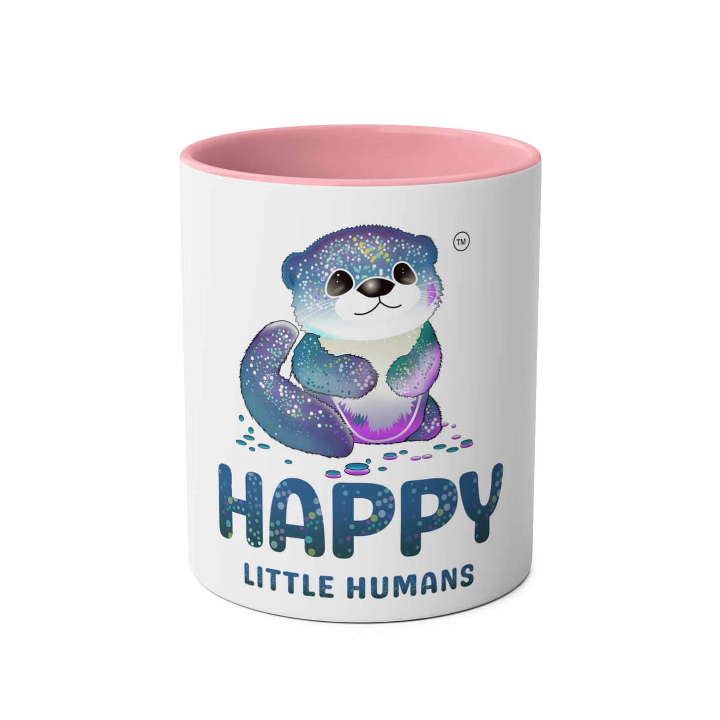 Otterly Magical Two-Tone Coffee Mugs, 11oz - Happy Little Humans Goodies