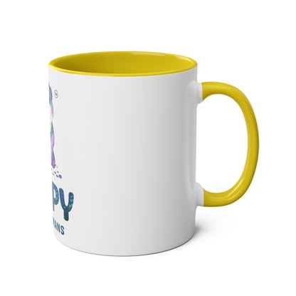 Otterly Magical Two-Tone Coffee Mugs, 11oz - Happy Little Humans Goodies