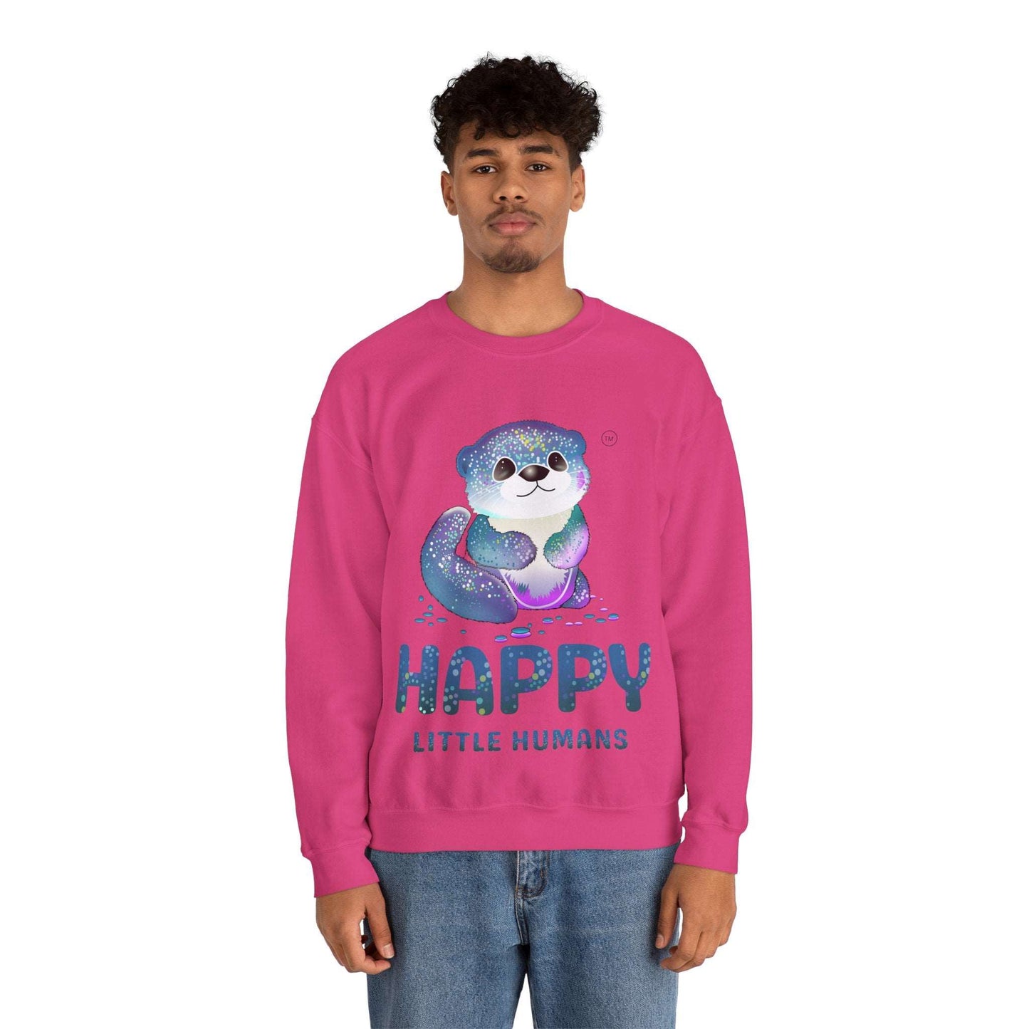 Otterly Magical Unisex Heavy Blend Crewneck Sweatshirt - Happy Little Humans Goodies