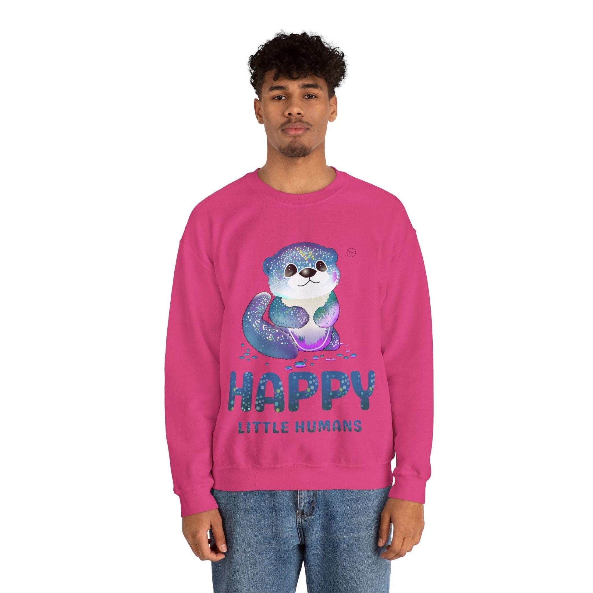 Otterly Magical Unisex Heavy Blend Crewneck Sweatshirt - Happy Little Humans Goodies