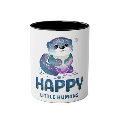 Otterly Magical Two-Tone Coffee Mugs, 11oz - Happy Little Humans Goodies