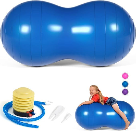 🥜 Kids’ Peanut Therapy Ball – With Pump (90x45cm) 🥜 - Happy Little Humans Goodies