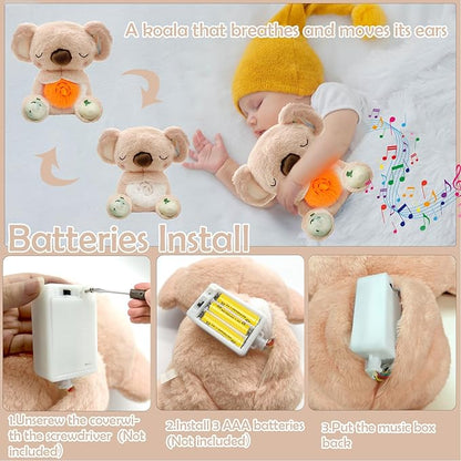 🩵 Breathing Koala – The Soothing Sleep Buddy for Little (and Big) Humans - Happy Little Humans Goodies