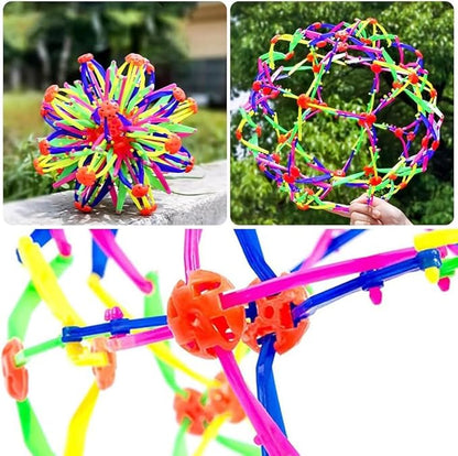 🌈 Expandable Breathing Ball – Colorful Stress Relief & Mindful Breathing Toy 🌈 - Happy Little Humans Goodies
