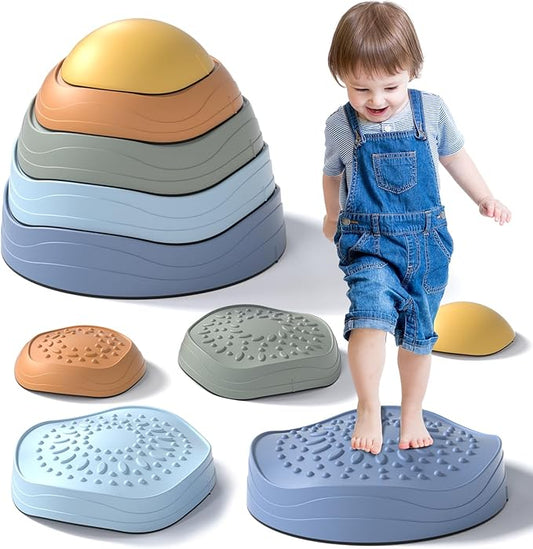🌟 Toddler Sensory Stepping Stones – Balance, Play & Mindful Movement 🌟 - Happy Little Humans Goodies