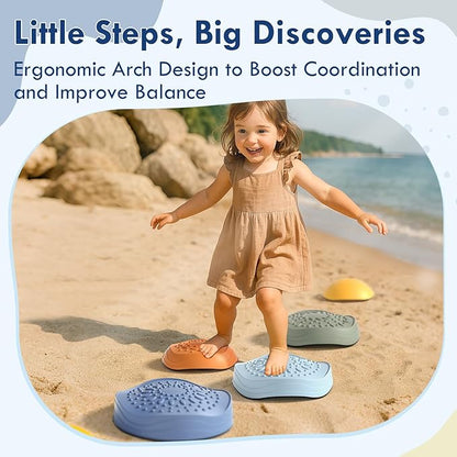🌟 Toddler Sensory Stepping Stones – Balance, Play & Mindful Movement 🌟 - Happy Little Humans Goodies
