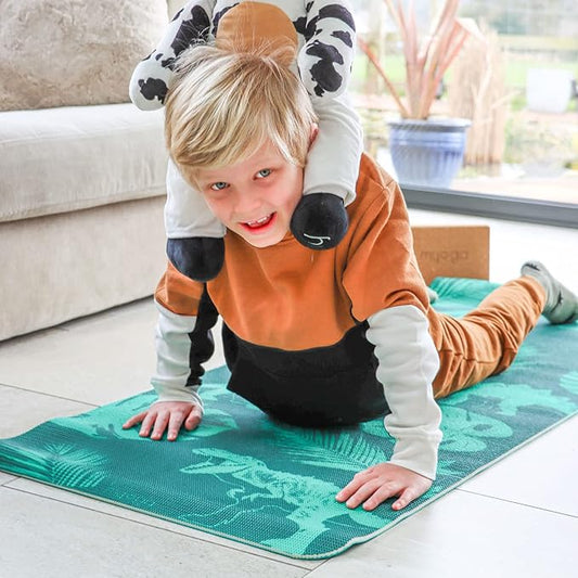 🦕 Myga Children’s Eco-Friendly Yoga & Fitness Mat – Dinosaur Design 🦖 - Happy Little Humans Goodies