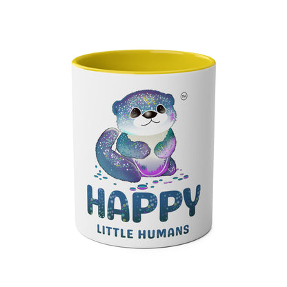 Otterly Magical Two-Tone Coffee Mugs, 11oz - Happy Little Humans Goodies