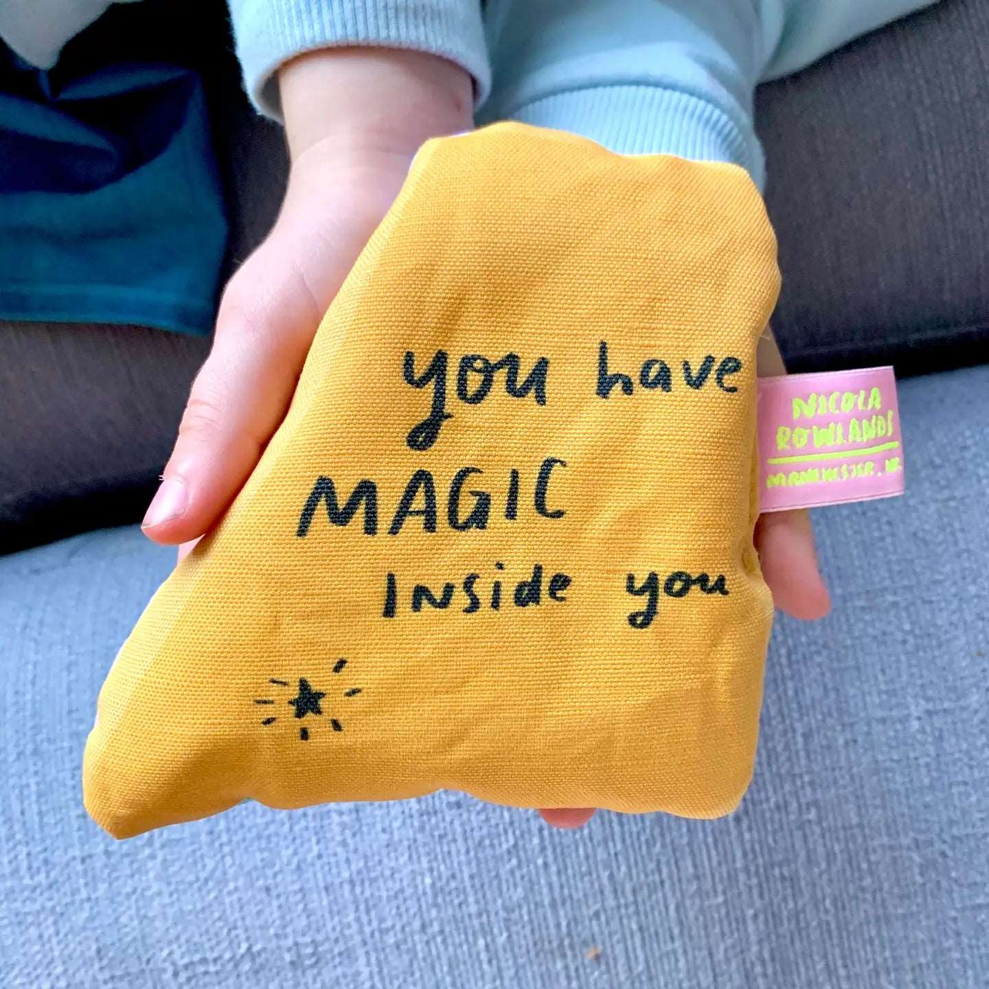 Sensory Palm Bag: You Have Magic - Yellow