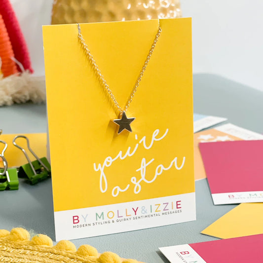 You're A Star Necklace - Gold Plated - Happy Little Humans Goodies