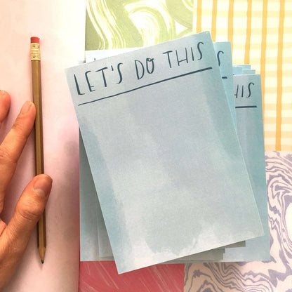 Desk Jotter Notepad - LET'S DO THIS!