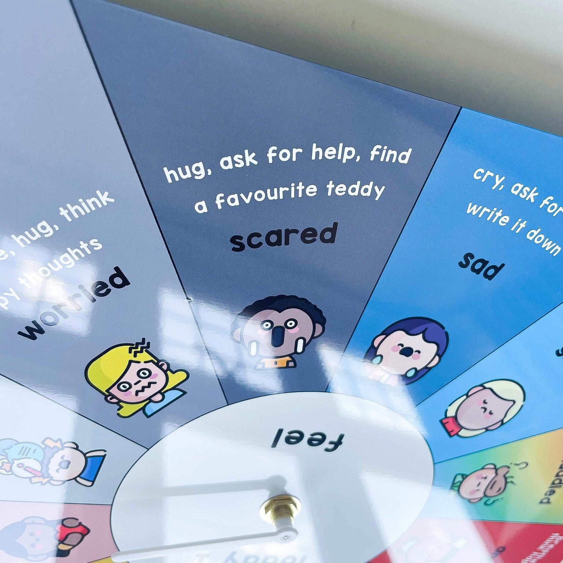 Colour Monster Emotions Clock - Happy Little Humans Goodies